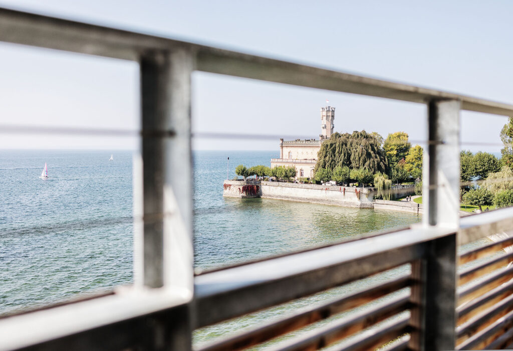 Blick auf den Bodensee aus der Deluxe Suite im Hotel Seevital in Langenargen am Bodensee