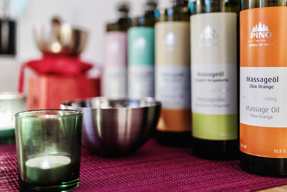 High-quality massage oils for relaxing wellness and spa treatments
